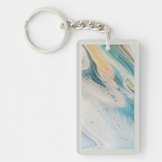 アクリルキーチェーン両面ボホブルー キーホルダー (正面)