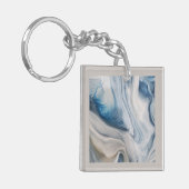 アクリルキーチェーン両面正方形 キーホルダー (正面左)