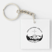 アクリルキーチェーン拡張機能の待機 キーホルダー (正面)