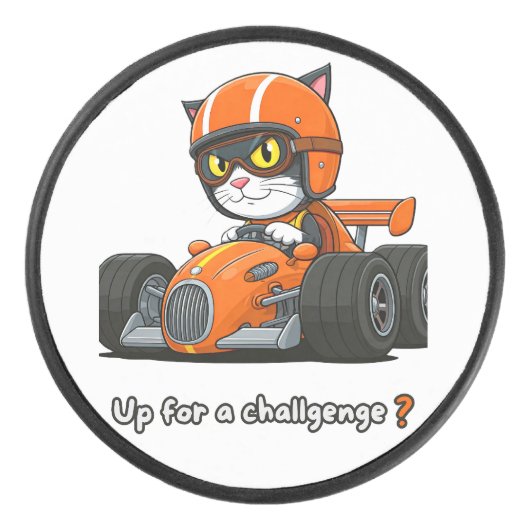 アクリルキーチェーン アイスホッケーパック (正面)