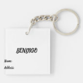 アクリルキーチェーン キーホルダー (裏面)