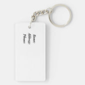 アクリルキーチェーン キーホルダー (裏面)