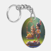 アクリルキーチェーン キーホルダー (正面左)