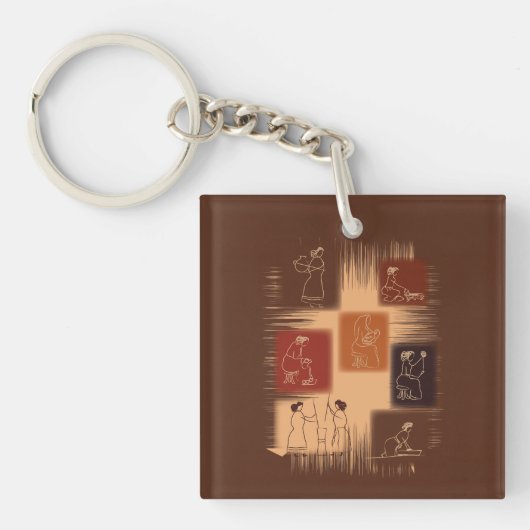 アクリルキーチェーン キーホルダー (正面)