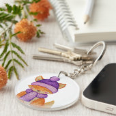 アクリルキーチェーン キーホルダー (正面右)