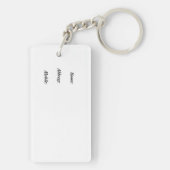 アクリルキーチェーン キーホルダー (裏面)