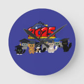 アクリルキーチェーン ラウンド壁時計 (正面)