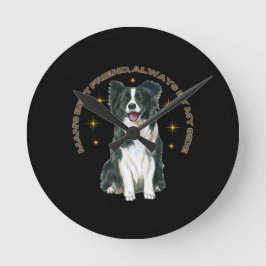 アクリルキーチェーン ラウンド壁時計