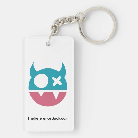 アクリルキーチェーン、両面ロゴ キーホルダー (裏面)