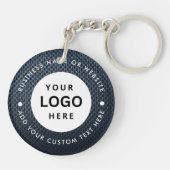 アクリルキーチェーン、円（両面） キーホルダー (裏面)