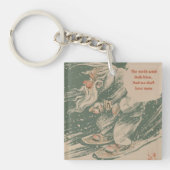 アクリルキーチェーン、北風 キーホルダー (正面)