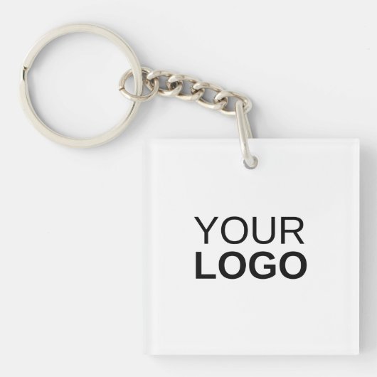 アクリルキーチェーン、正方形（両面）キーチェーン キーホルダー (正面)