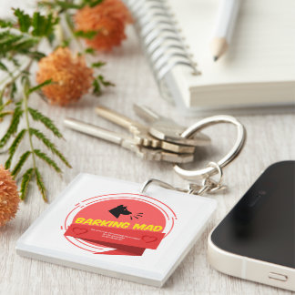 アクリルキーチェーン、正方形（両面） キーホルダー