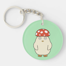 アクリルキーチェーン、独身の正方形（側面） キーホルダー