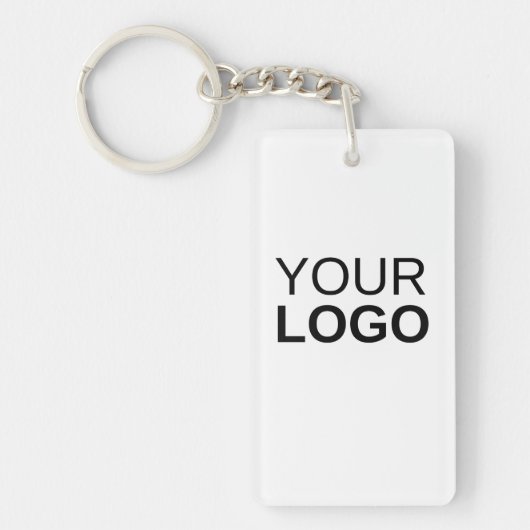 アクリルキーチェーン、長方形(両面)キーチャイ キーホルダー (正面)