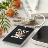 アクリルキーチェーン、長方形（両面） キーホルダー (正面右)