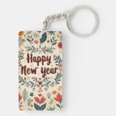 アクリルキーチェーン、長方形（両面） キーホルダー (裏面)