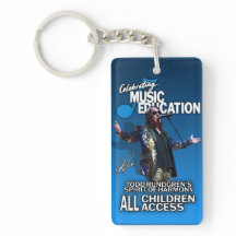 アクリルキーチェーン、長方形（両面）