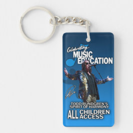 アクリルキーチェーン、長方形（両面） キーホルダー