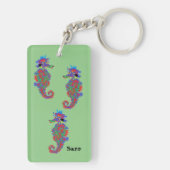アクリルキーチェーン： SEAHORSE キーホルダー (裏面)
