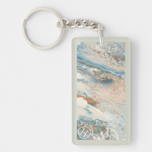 アクリルキーチェーンA遠い日の出 キーホルダー (正面)