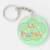 アクリルキーホルダー | Be Happy キーホルダー (正面)