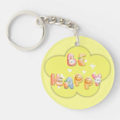 アクリルキーホルダー | Be Happy キーホルダー (正面)