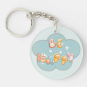 アクリルキーホルダー | Be Happy キーホルダー (正面)