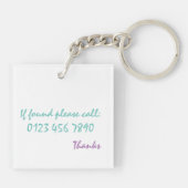 アクリルキーリングフランスの- Scooter Life is a journey キーホルダー (裏面)