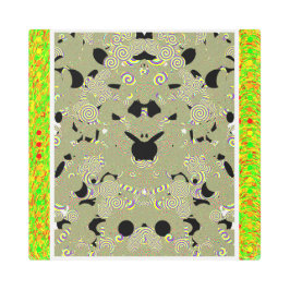 アクリルサイケデリック絵を描ズ メタルプリント