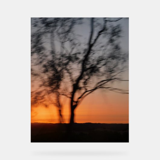 アクリルサインサンセットデザインスタイル アクリルサイン (正面)