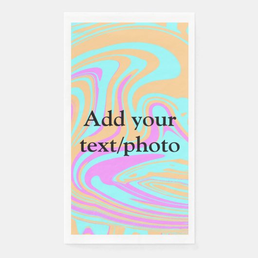 アクリルシンプル流動大理石あなたのテキスト名custを追加 (正面)