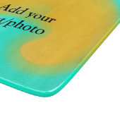 アクリルシンプル流動大理石あなたのテキスト名custを追加 カッティングボード (角)