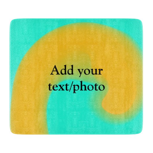 アクリルシンプル流動大理石あなたのテキスト名custを追加 カッティングボード (正面)