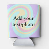 アクリルシンプル流動大理石あなたのテキスト名custを追加 缶クーラー (裏面)