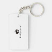 アクリルスタイリッシュキーチェーン用の「耐久性とキーホルダー」 キーホルダー (裏面)