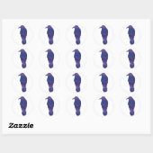 アクリルスタイルクロウステッカー ラウンドシール (シート)