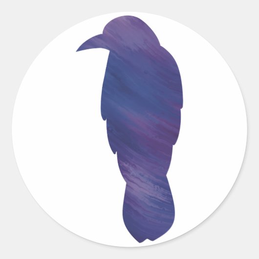 アクリルスタイルクロウステッカー ラウンドシール (正面)