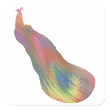 アクリルスタイル孔雀シール