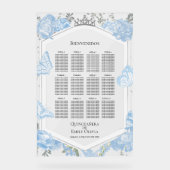 アクリルスペインのキンセアニェラシーティンググラフシグブルー アクリルサイン (正面)