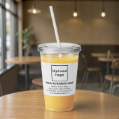 アクリルタンブラーにホワイトビジネスブランド アクリルタンブラー