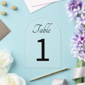 アクリルテーブル番号 アクリル招待状 (インサイチュ (ウェディング))