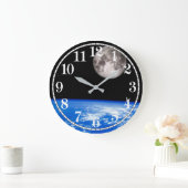 アクリルデザイン時計用土時計画像 ラージ壁時計 (ホーム)