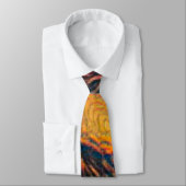 アクリルハリケーンアイアーティザン抽象芸術 ネクタイ (タイ)