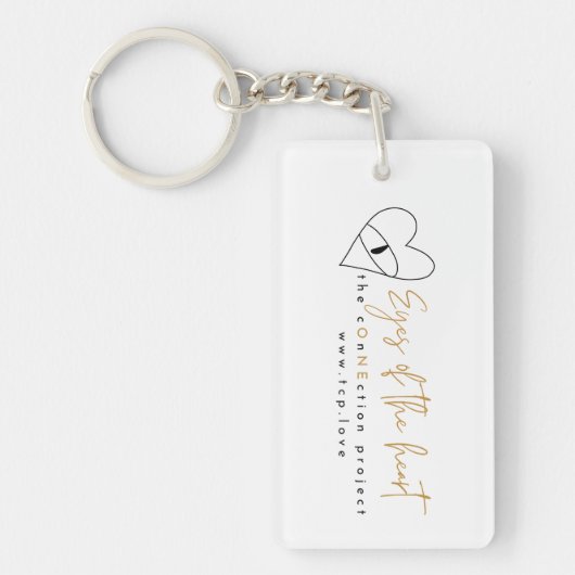 アクリルハートの目 キーホルダー (正面)