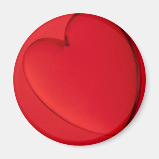 アクリルハート形ミニチュア マグネット (正面)