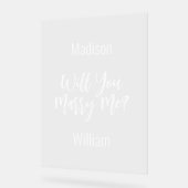 アクリルパーソナライズされたサインを下さい アクリルサイン (傾斜)