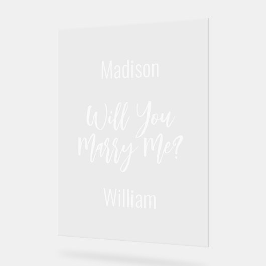 アクリルパーソナライズされたサインを下さい アクリルサイン (傾斜)