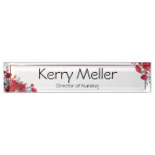 アクリルパーソナライズされたネームプレートカスタム事務所 デスクネームプレート (正面)