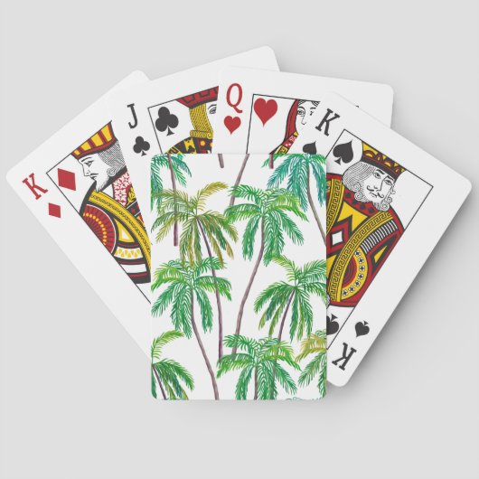 アクリルパーム：夏のテキスタイルのテクスチャ。 トランプ (裏面)